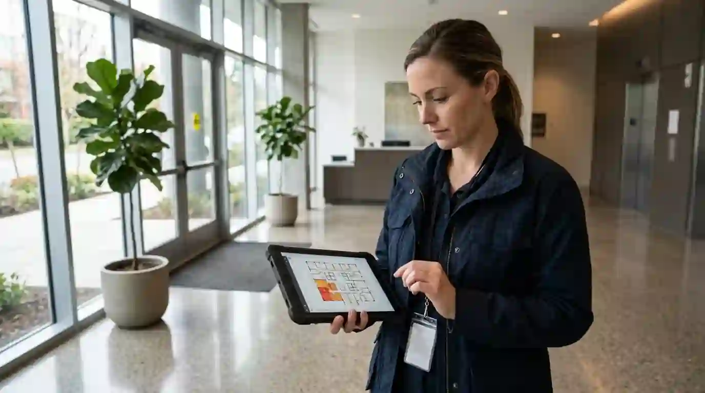 Reviewing affected units with a managing agent